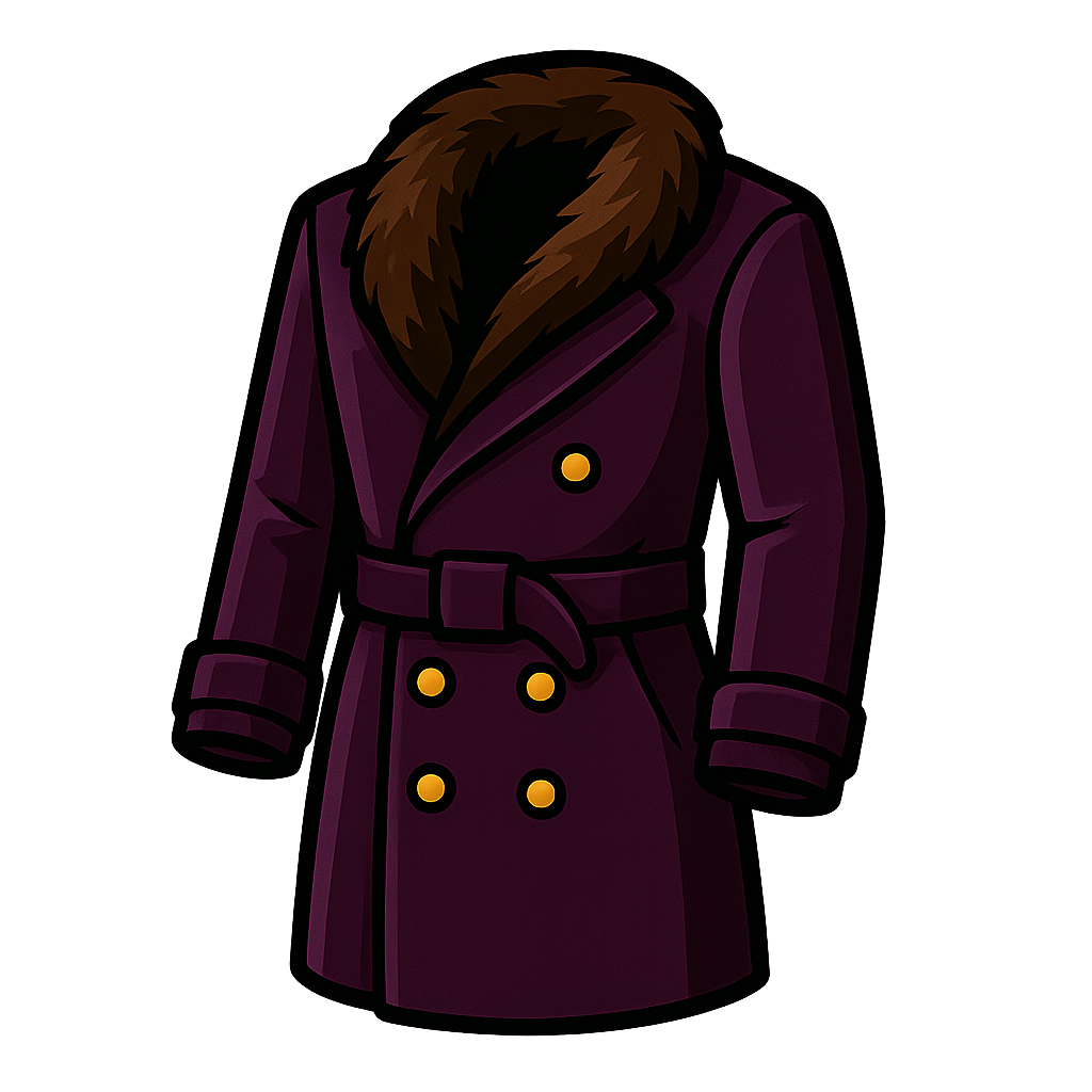 Velvet Trench Coat