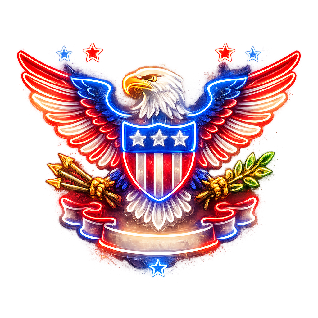 Neon Eagle Sign