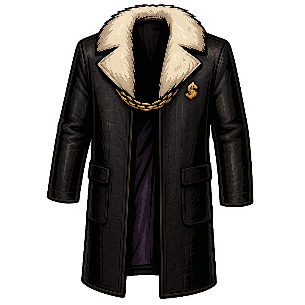 Leather coat