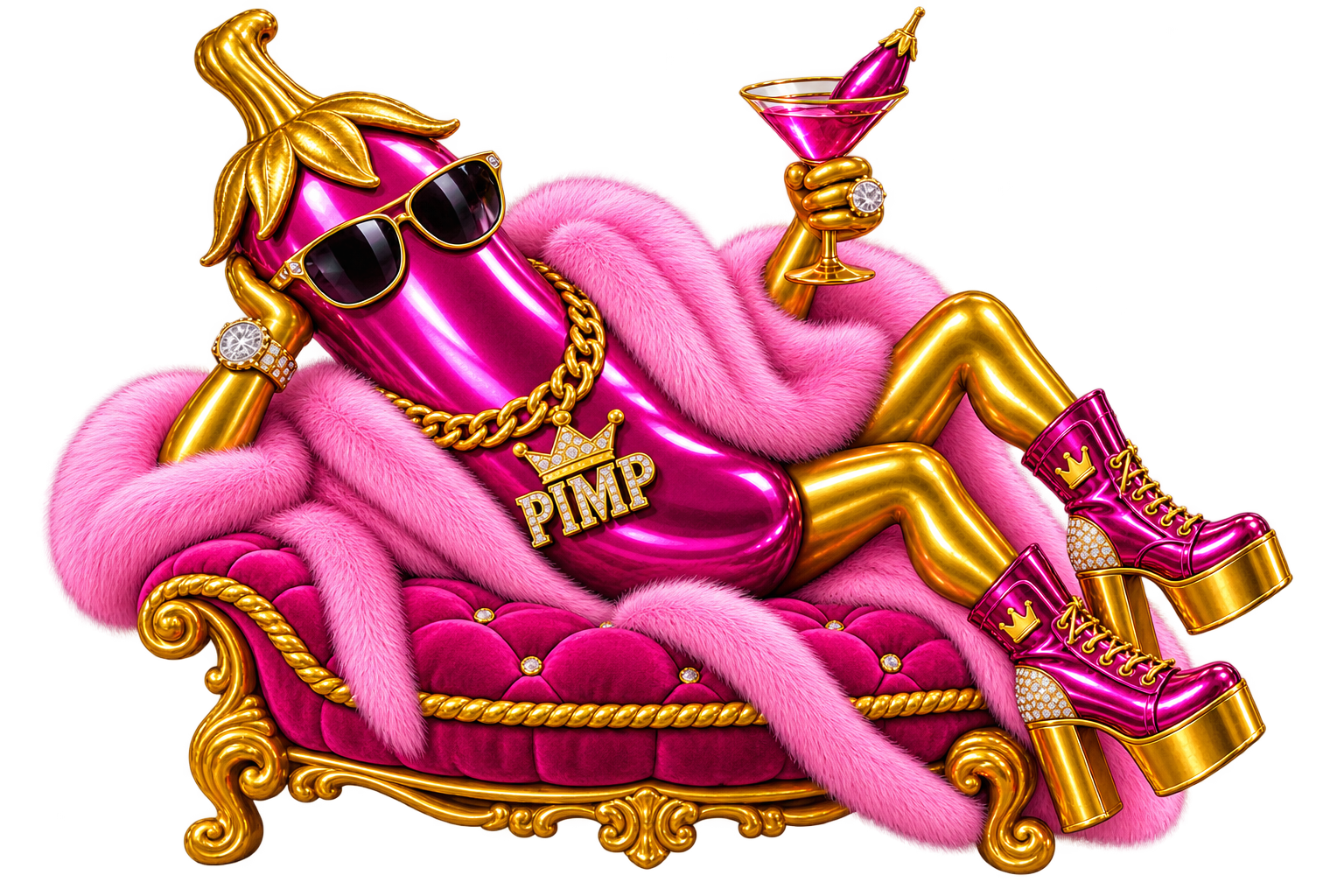 Pink Dildo Statue